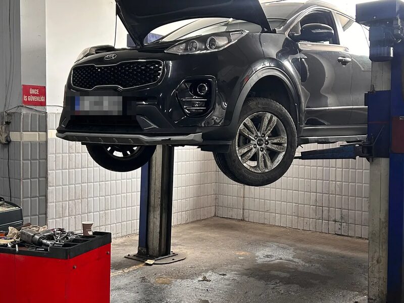 Lift üzerinde muayene öncesi teknik kontrol ve mekanik bakım